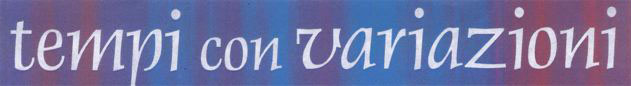 Tempi con Variazioni